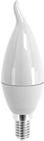 LED-Flame-E14-7W30(27), Лампа светодиодная "свеча на ветру" 7Вт,220B, матовая