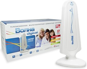 Волна-Digital, Антенна телевизионная, активная, комнатная МВ/ДМВ/DVB-T/DVB-T2