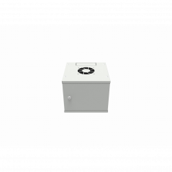 Шкаф телекоммуникационный настенный 4U, 10" 294х300х243мм серия LITE (металлическая дверь)