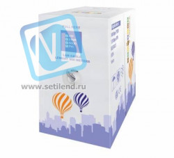 Кабель витая пара LANsens UTP, 2 пары Cat.5e, PVC, indoor, 500м