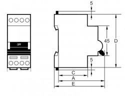 Выключатель автоматический NB8-63M 2п 6А 8In (C) (R) CHINT 320801
