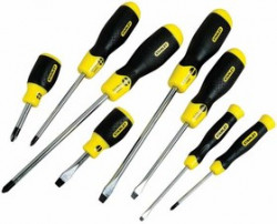 0-65-011, Набор отверток Cushion Grip (8шт; 3х75; 5х100; 6.5х45; 6.5х150; РН0х60; РН1х75; РН2х45; РН2х150)