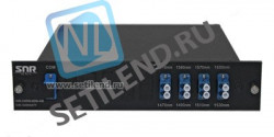 Мультиплексор CWDM одноволоконный 4-канальный (trx:1610-1550, 1470-1530)