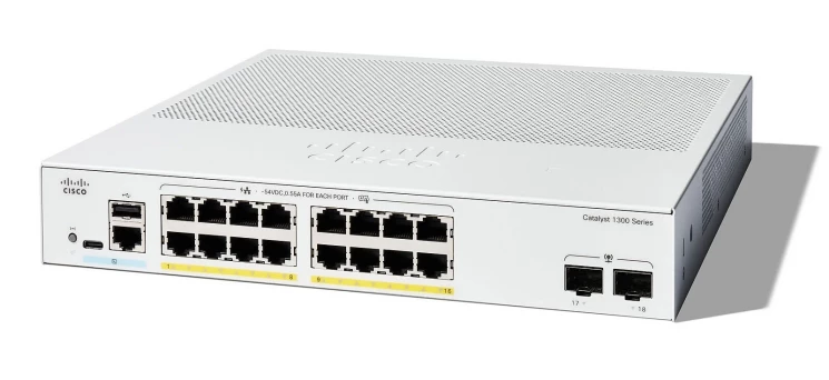 Коммутатор Cisco Catalyst C1300-16P-2G