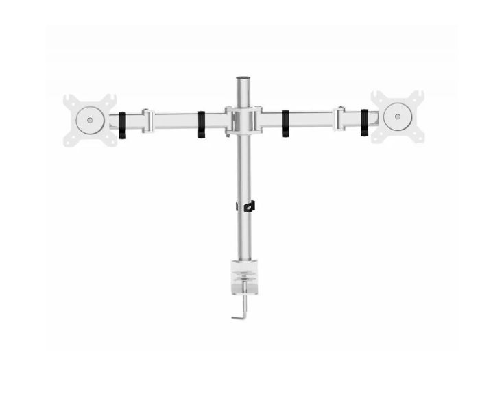 Кронштейн для мониторов Cactus CS-VM-D29-AL серебристый 13"-27" макс.8кг настольный поворот и наклон