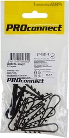 07-4521-9, Дюбель-хомут 5-10 черный (10 шт.)