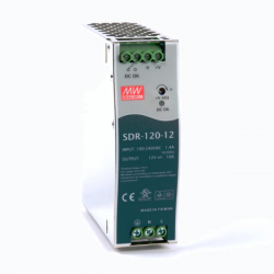 SDR-120-12 Блок питания на DIN-рейку, 12В, 10А, 120Вт Mean Well