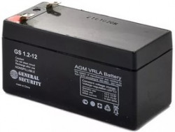 GS1.2-12, Аккумулятор свинцовый 12B-1.2Ач 97x43x58