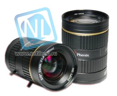 Объектив FM1214-5M 5.0MP, 12мм, F1.4, C, 2/3", ручная диафрагма