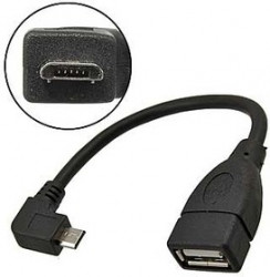 USB AF to MicroUSB 90 degrees