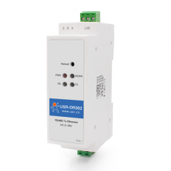 USR-DR302, 1-портовый конвертер интерфейсов RS485 в Ethernet TCP/IP на DIN-рейку