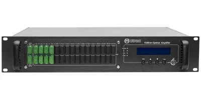 Оптический усилитель VERMAX для сетей КТВ, 2 входа, 8*21dBm выходов