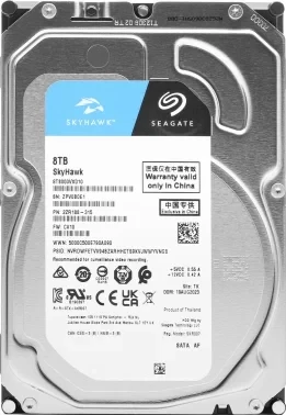 Жесткий диск Seagate SATA-III 8Tb ST8000VX010 Video Skyhawk (7200rpm) 256Mb 3.5"