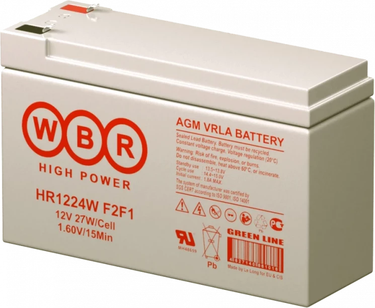 Батарея аккумуляторная WBR HR1224W F2F1