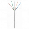 Кабель NETLAN U/UTP 4 пары, Кат.6 (Класс E), 250МГц, одножильный, BC (чистая медь), внутренний, PVC нг(B), серый, 305м