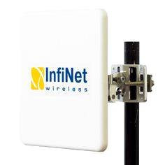 Беспроводной мост Infinet Вектор 5, 4.9-6 ГГц, 460 Мбит/с, 2x27 дБм, 23 дБи (комплект)