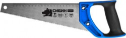 15056-30, Ножовка по дереву компактная (пила) ТУЛБОКС 300 мм, шаг 9 TPI (3 мм), СИБИН