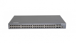 Управляемый коммутатор уровня 3 BDCOM S2952P, 48x 10/100/1000BaseT PoE 802.3af/at до 740W, 4x 1/10GE SFP+, 220VAC + 44-57VDC
