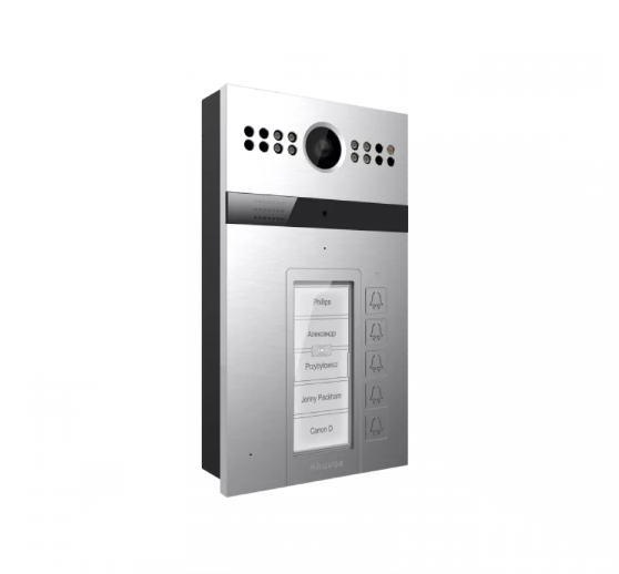 Вызывная панель Akuvox R26B ON-WALL, 5 кнопок, РоЕ, считыватель RF-карт Mifare/EM, для накладного монтажа