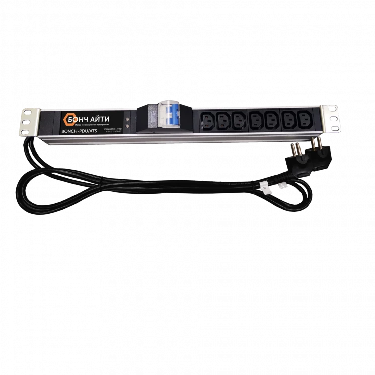 Блок розеток с АВР BONCH-ATS/PDU 8A-7C13-Av-S/S