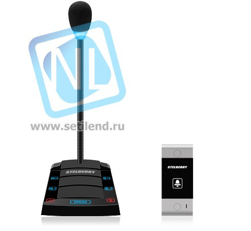 Дуплексное переговорное устройство "клиент-кассир" с возможностью переключения на режим «Симплекс» и абонентской панелью с функцией "Вызов" с системой записи переговоров S-420