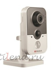 Офисная IP-камера DS-N241, 1Мп, 4мм, 12V/PoE, ИК подсветка до 10м, встроенный динамик и микрофон, с кронштейном.