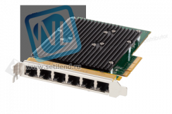 Сетевая карта 6 портов 10/100/1000Base-T (RJ45, Intel i350AM2 и Intel i350AM4), Silicom PE2G6i35-R