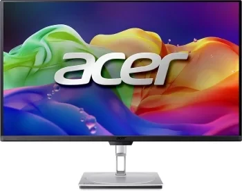 Монитор Acer 31.5" ProCreator PE320QKXsmiiphuzx серебристый QD OLED LED 0.03ms 16:9 HDMI M/M матовая