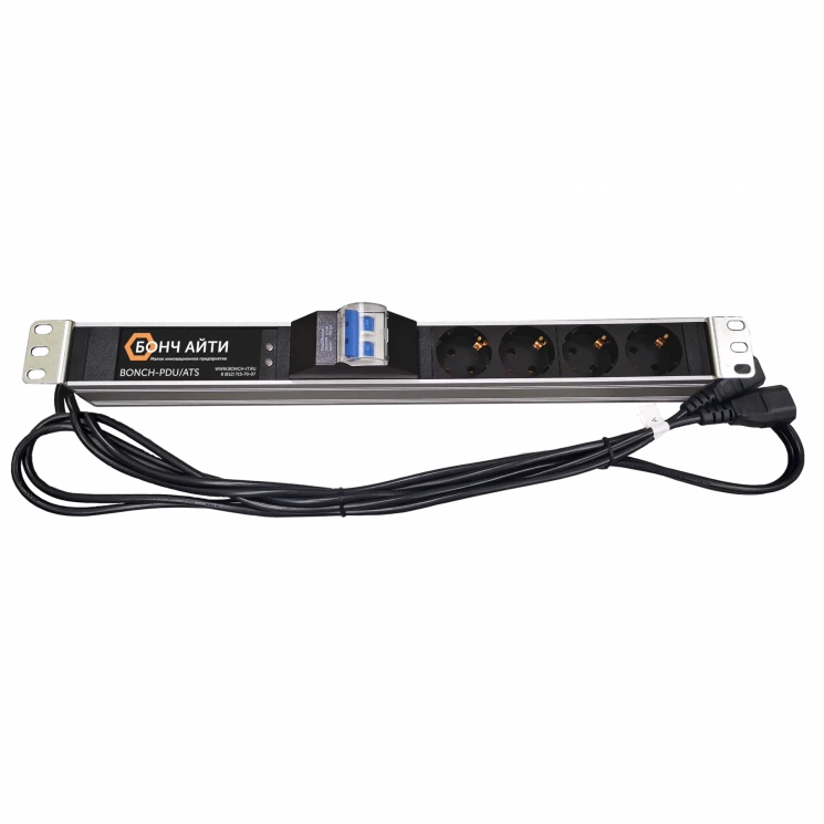 Блок розеток с АВР BONCH-ATS/PDU 8A-4S-Av-C14/C14