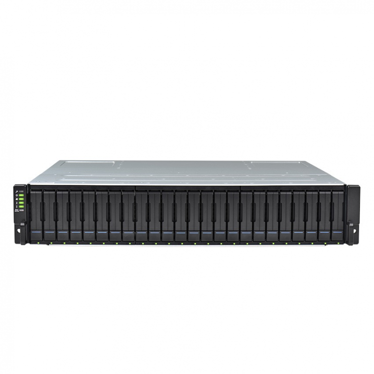 Система хранения данных Infortrend CS4024G (1xCtrl, до 24xHDD, 2xSAS12G внеш. порт, 4x16GB, 4x10G порта iSCSI)
