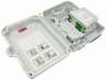 Коробка распределительная оптическая SNR-FTTH-FDB-24X (укомплектованная 2 делителями 1х4)