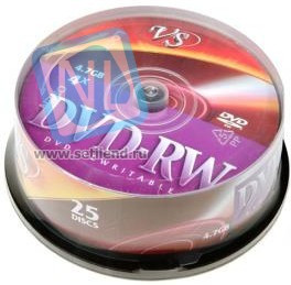 VS DVD-RW 4.7 GB 4x CB/25, Перезаписываемый компакт-диск
