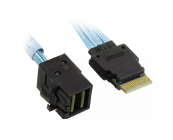 Кабель Gigabyte HDmSAS-SlimSAS 80см, внутренний