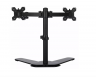 Кронштейн для мониторов ЖК Buro M042 черный 17"-27" макс.8кг настольный поворот и наклон