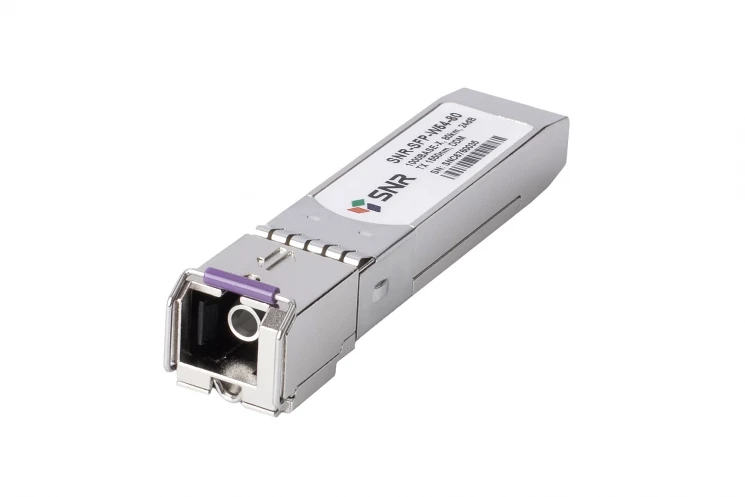 Модуль SFP WDM, дальность до 80км (24dB), 1550/1490нм, LC