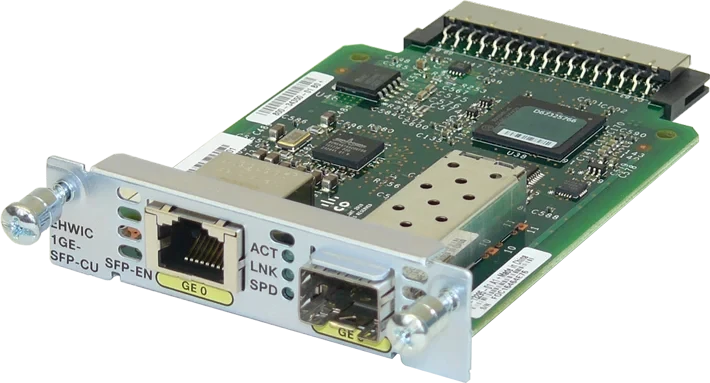 Модуль Cisco EHWIC-1GE-SFP-CU
