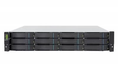 Система хранения данных Infortrend GS2012RCF-D (2xCtrl, до 12xHDD, 2xSAS12G внеш., 4x4GB, 8x1G портов iSCSI)